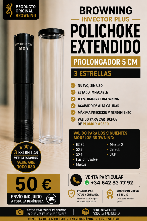 imagen de Polichoke browning 5cm 3 estrellas 